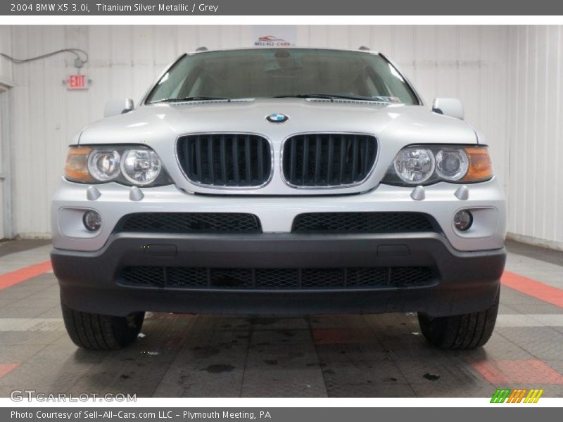 Titanium Silver Metallic / Grey 2004 BMW X5 3.0i