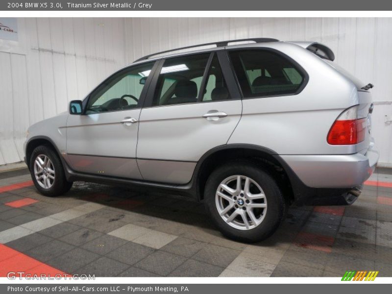 Titanium Silver Metallic / Grey 2004 BMW X5 3.0i