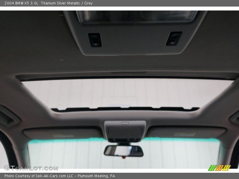 Titanium Silver Metallic / Grey 2004 BMW X5 3.0i