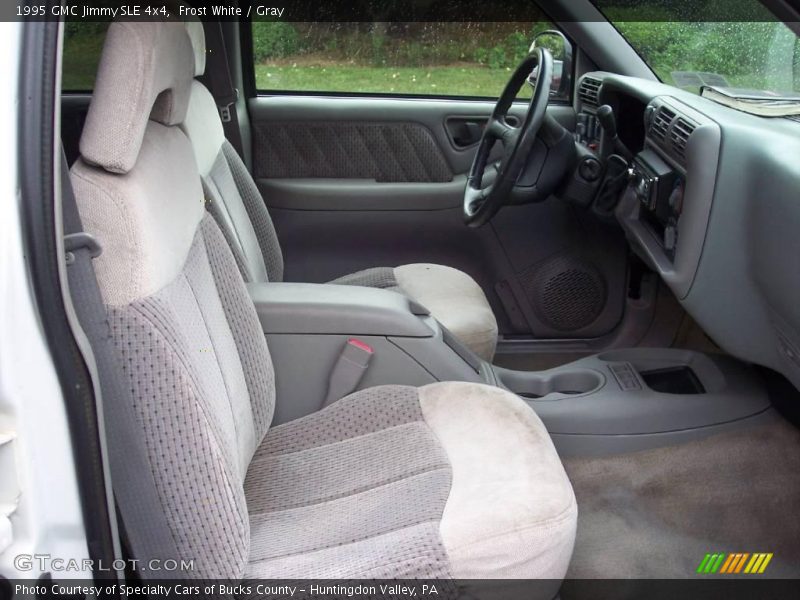 Frost White / Gray 1995 GMC Jimmy SLE 4x4