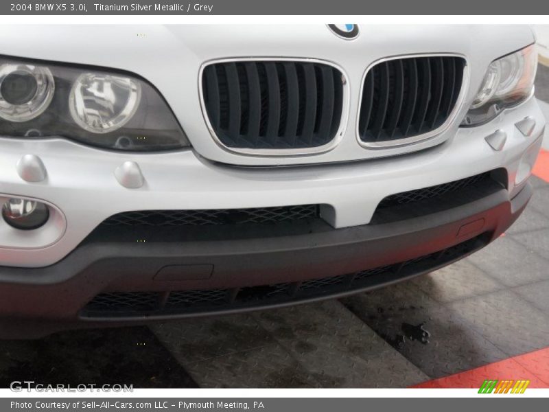 Titanium Silver Metallic / Grey 2004 BMW X5 3.0i