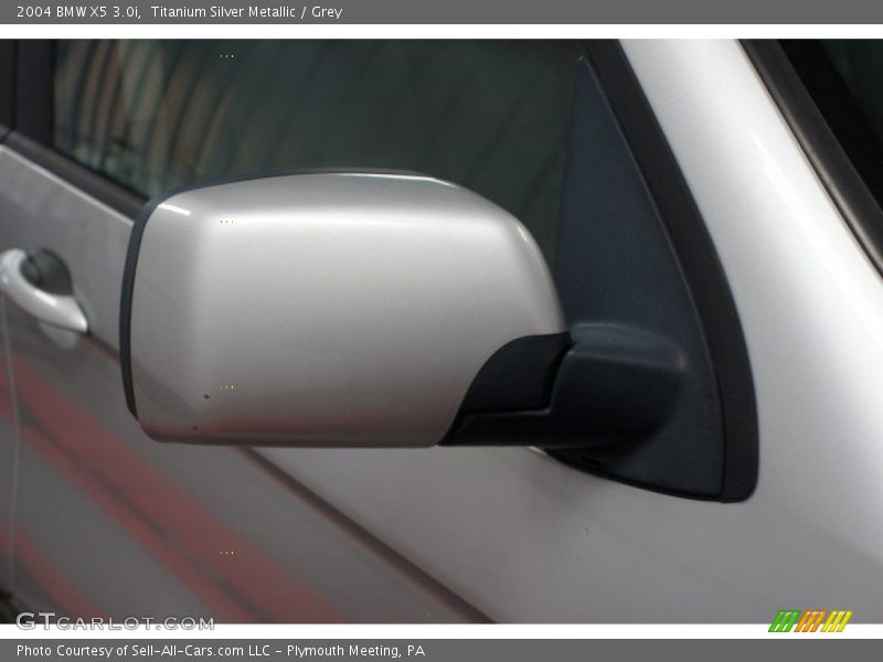 Titanium Silver Metallic / Grey 2004 BMW X5 3.0i