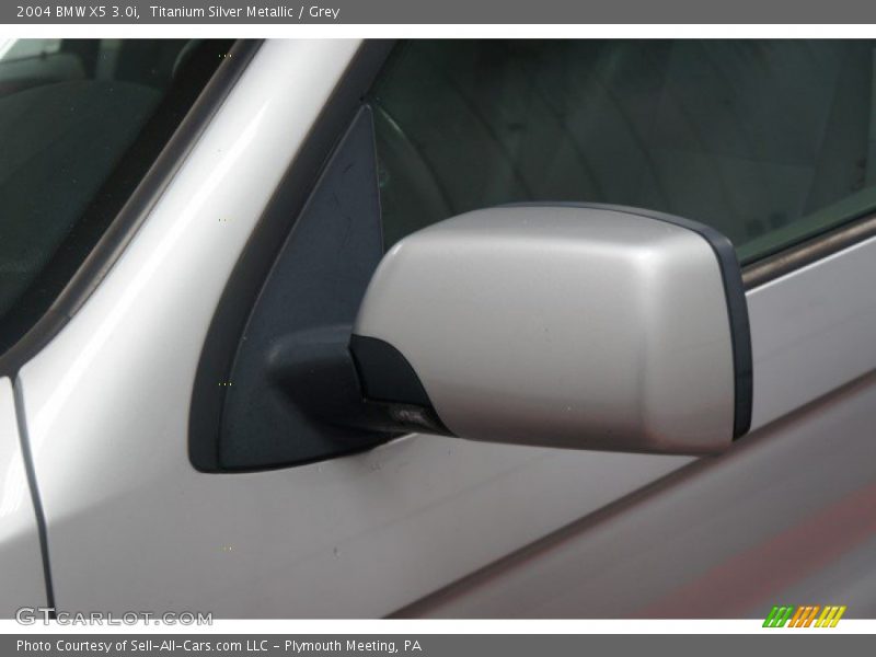 Titanium Silver Metallic / Grey 2004 BMW X5 3.0i