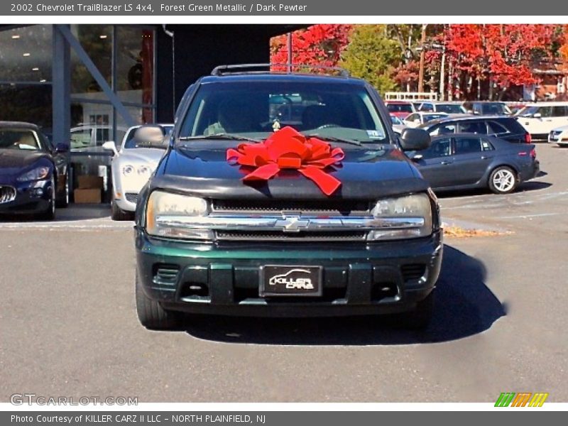 Forest Green Metallic / Dark Pewter 2002 Chevrolet TrailBlazer LS 4x4
