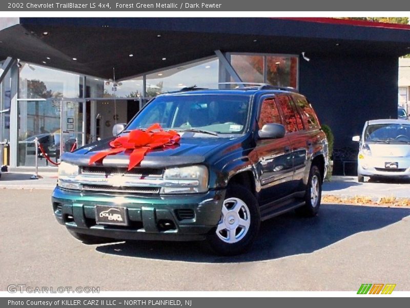 Forest Green Metallic / Dark Pewter 2002 Chevrolet TrailBlazer LS 4x4