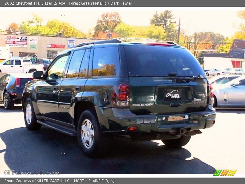 Forest Green Metallic / Dark Pewter 2002 Chevrolet TrailBlazer LS 4x4