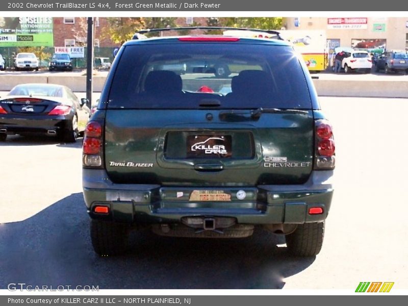 Forest Green Metallic / Dark Pewter 2002 Chevrolet TrailBlazer LS 4x4