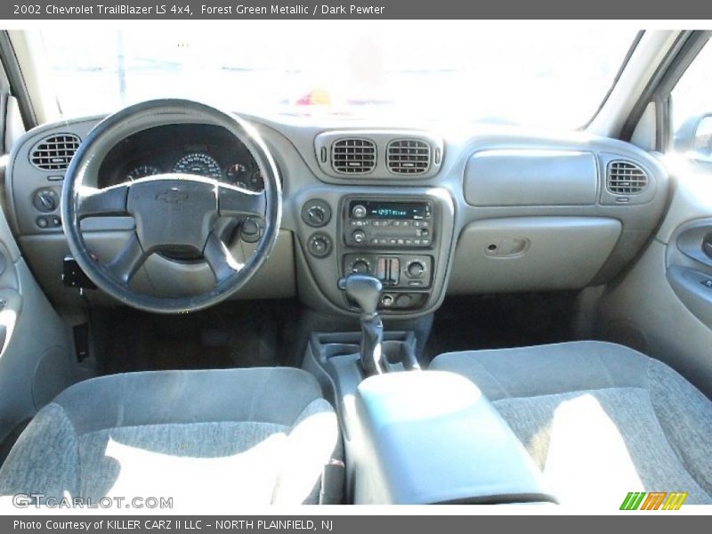 Forest Green Metallic / Dark Pewter 2002 Chevrolet TrailBlazer LS 4x4