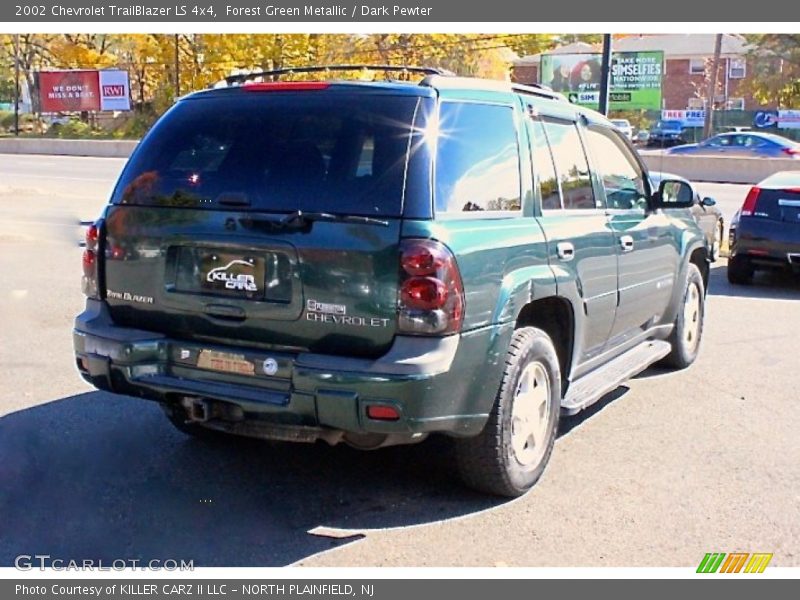 Forest Green Metallic / Dark Pewter 2002 Chevrolet TrailBlazer LS 4x4