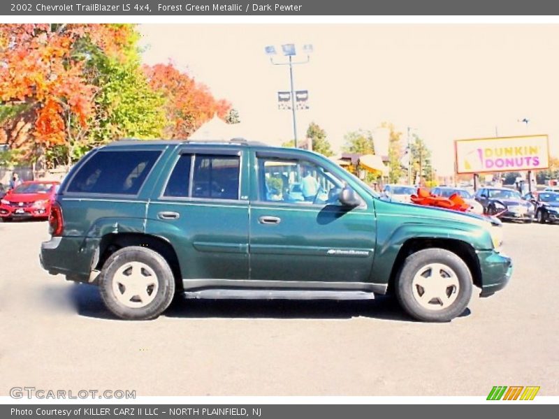 Forest Green Metallic / Dark Pewter 2002 Chevrolet TrailBlazer LS 4x4