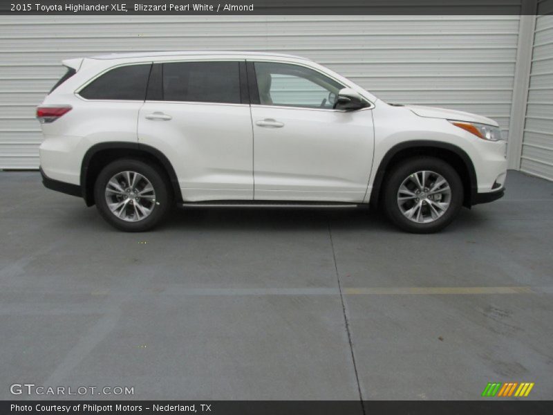 Blizzard Pearl White / Almond 2015 Toyota Highlander XLE