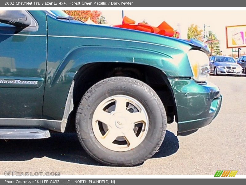 Forest Green Metallic / Dark Pewter 2002 Chevrolet TrailBlazer LS 4x4