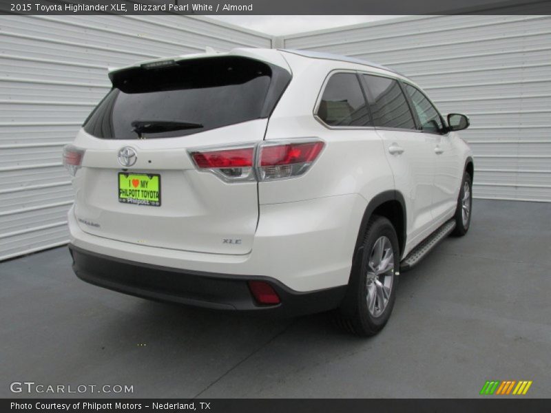 Blizzard Pearl White / Almond 2015 Toyota Highlander XLE