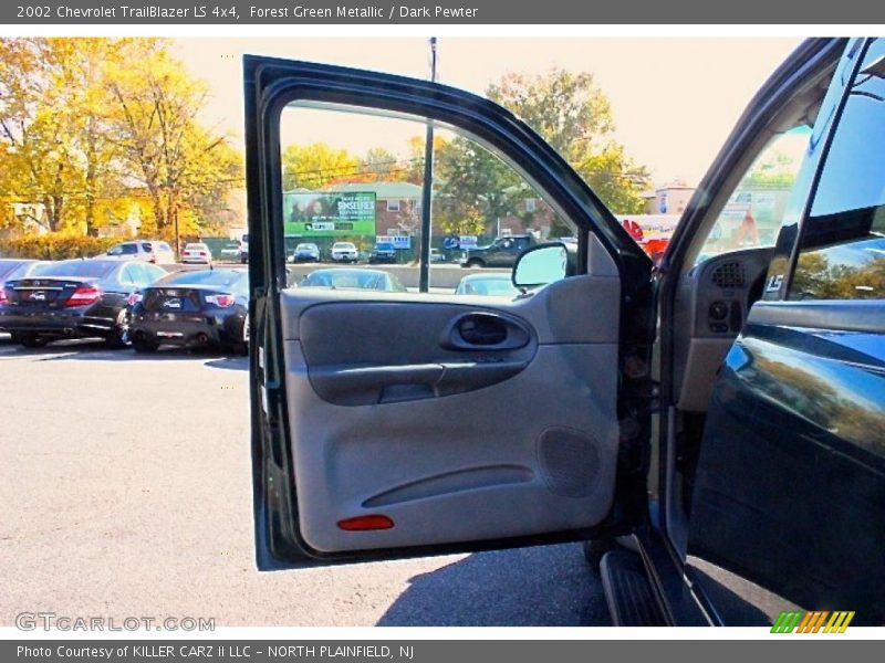 Forest Green Metallic / Dark Pewter 2002 Chevrolet TrailBlazer LS 4x4