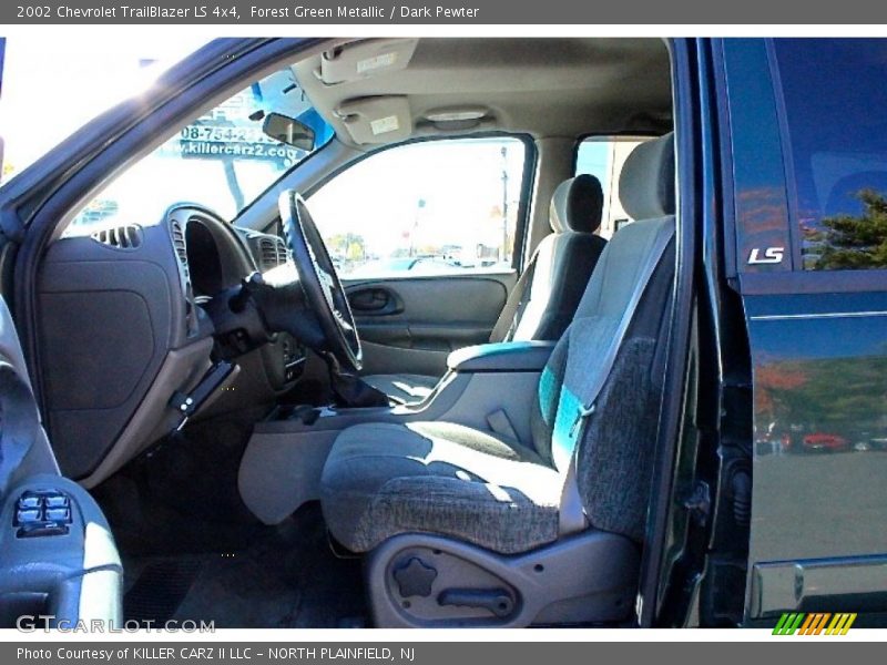 Forest Green Metallic / Dark Pewter 2002 Chevrolet TrailBlazer LS 4x4
