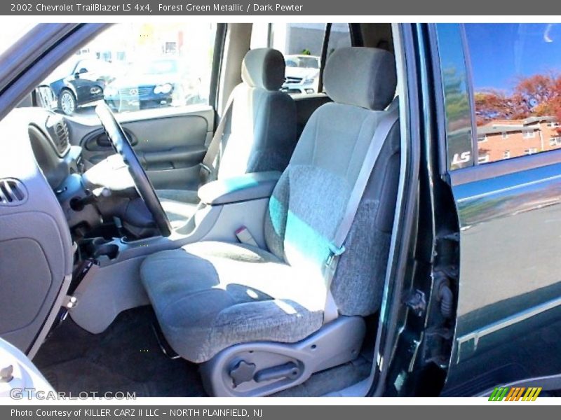 Forest Green Metallic / Dark Pewter 2002 Chevrolet TrailBlazer LS 4x4