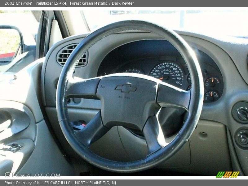 Forest Green Metallic / Dark Pewter 2002 Chevrolet TrailBlazer LS 4x4