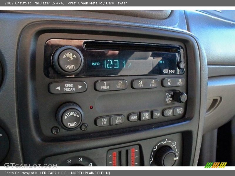 Forest Green Metallic / Dark Pewter 2002 Chevrolet TrailBlazer LS 4x4
