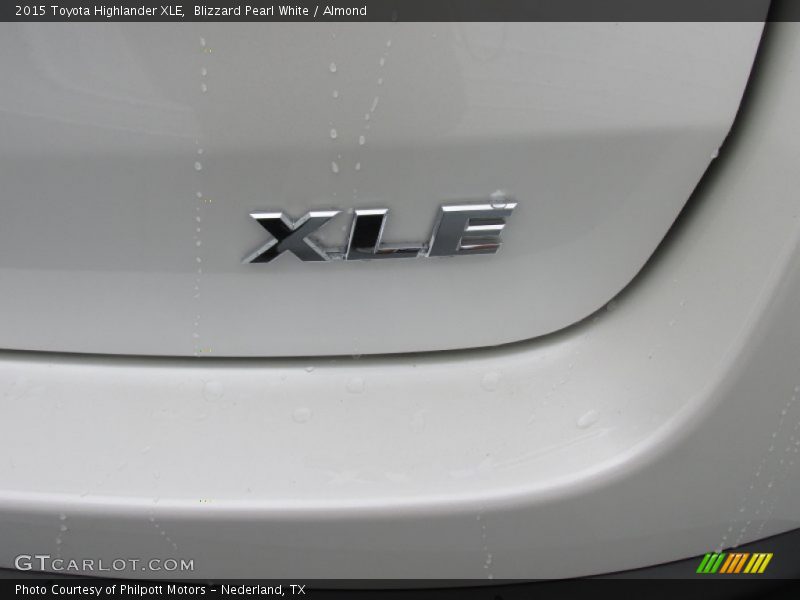 Blizzard Pearl White / Almond 2015 Toyota Highlander XLE