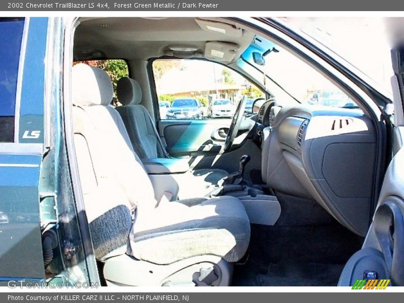 Forest Green Metallic / Dark Pewter 2002 Chevrolet TrailBlazer LS 4x4