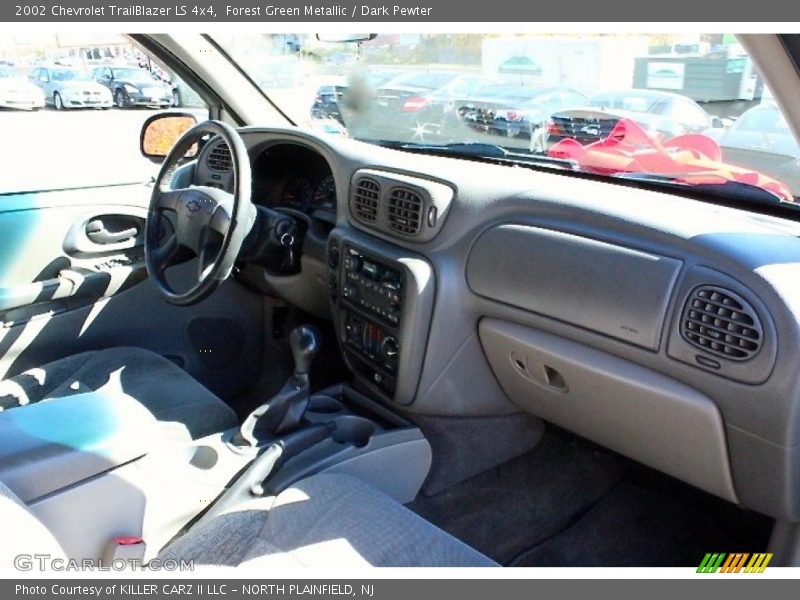 Forest Green Metallic / Dark Pewter 2002 Chevrolet TrailBlazer LS 4x4