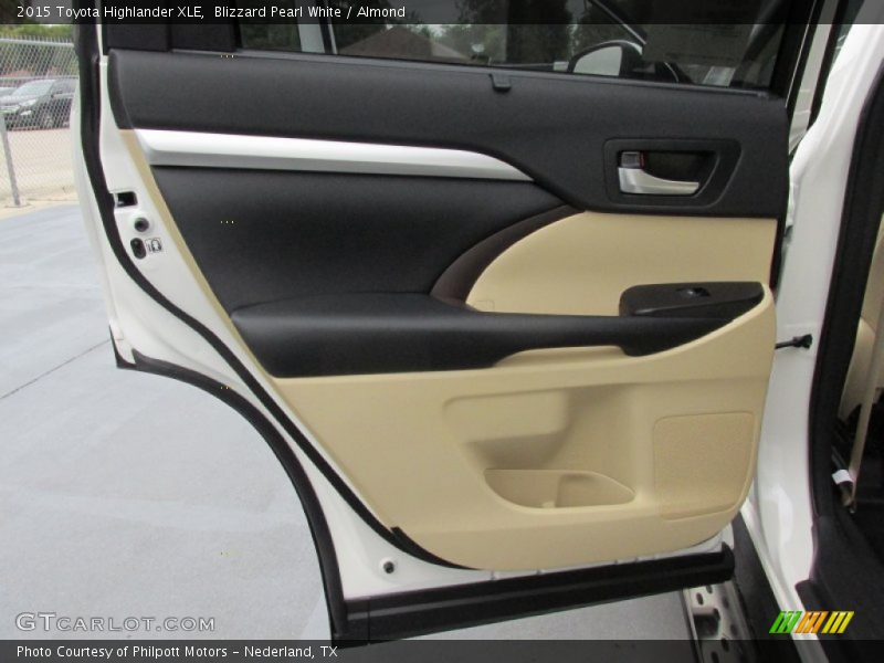 Blizzard Pearl White / Almond 2015 Toyota Highlander XLE