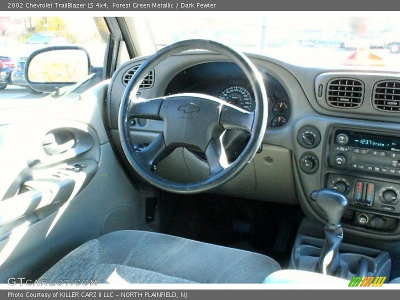 Forest Green Metallic / Dark Pewter 2002 Chevrolet TrailBlazer LS 4x4