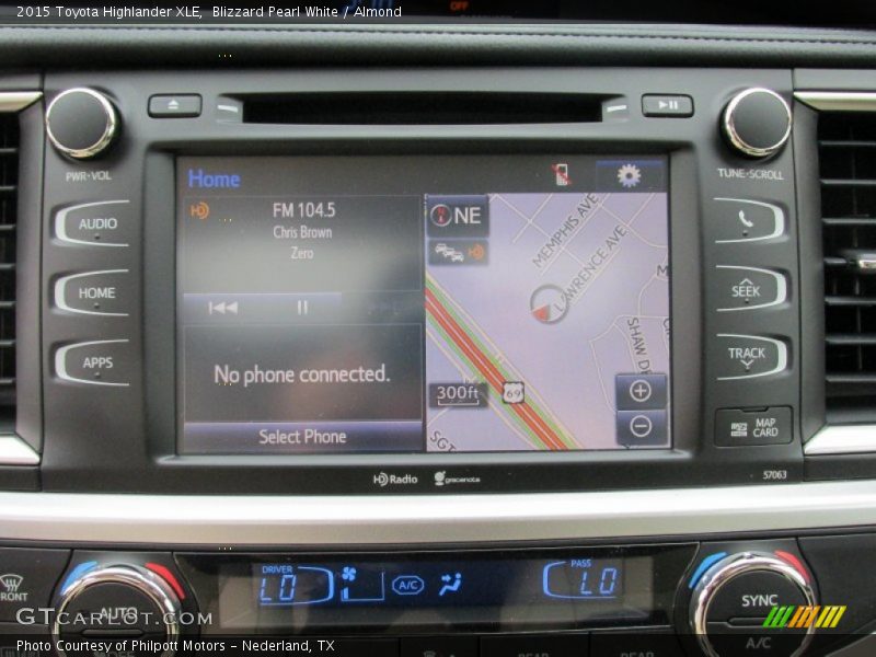 Blizzard Pearl White / Almond 2015 Toyota Highlander XLE