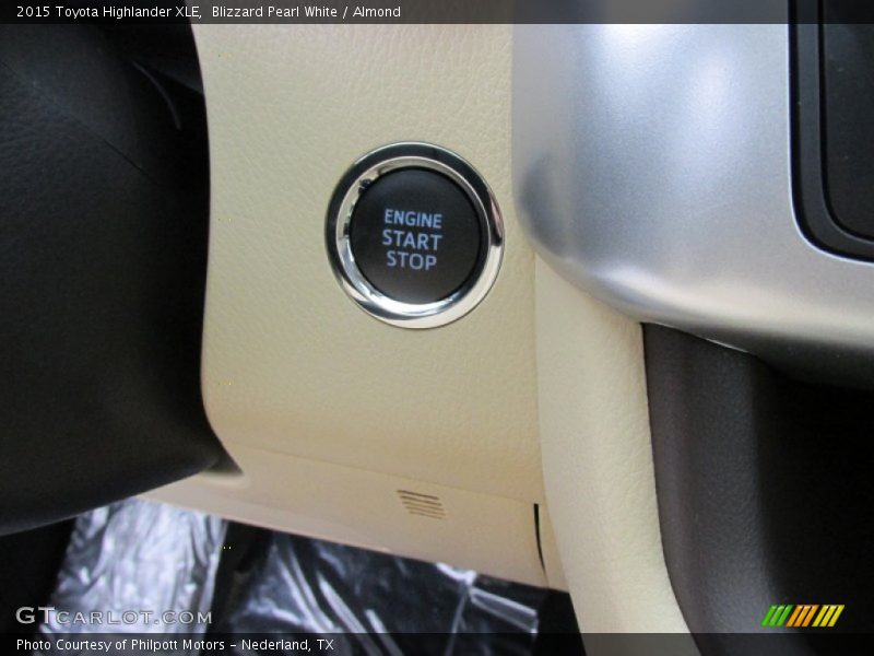 Blizzard Pearl White / Almond 2015 Toyota Highlander XLE