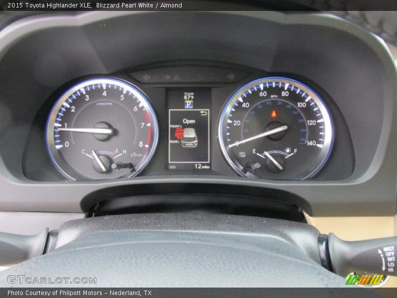 Blizzard Pearl White / Almond 2015 Toyota Highlander XLE