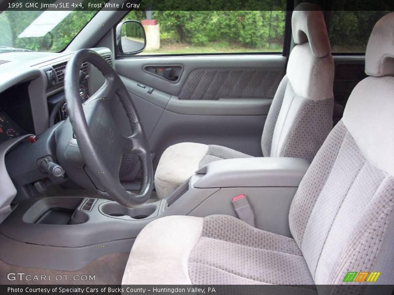 Frost White / Gray 1995 GMC Jimmy SLE 4x4