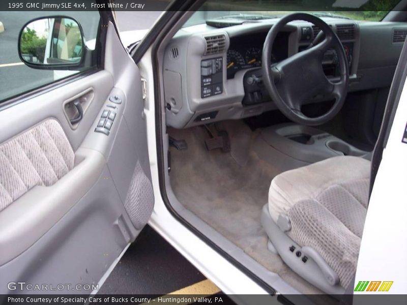 Frost White / Gray 1995 GMC Jimmy SLE 4x4