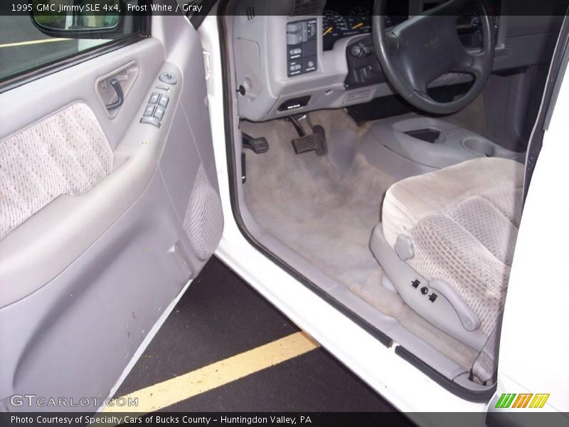 Frost White / Gray 1995 GMC Jimmy SLE 4x4