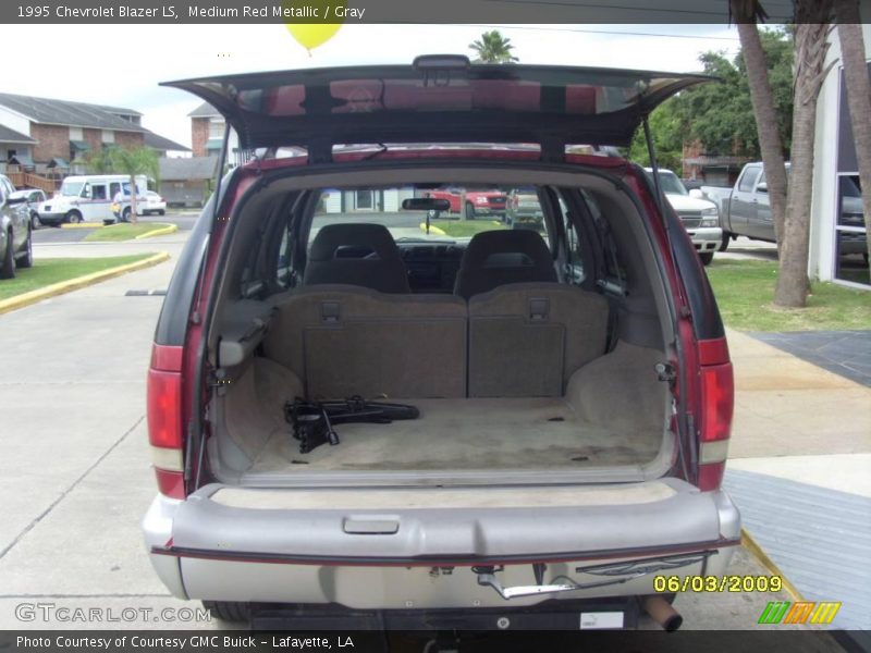 Medium Red Metallic / Gray 1995 Chevrolet Blazer LS