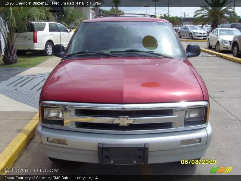 Medium Red Metallic / Gray 1995 Chevrolet Blazer LS