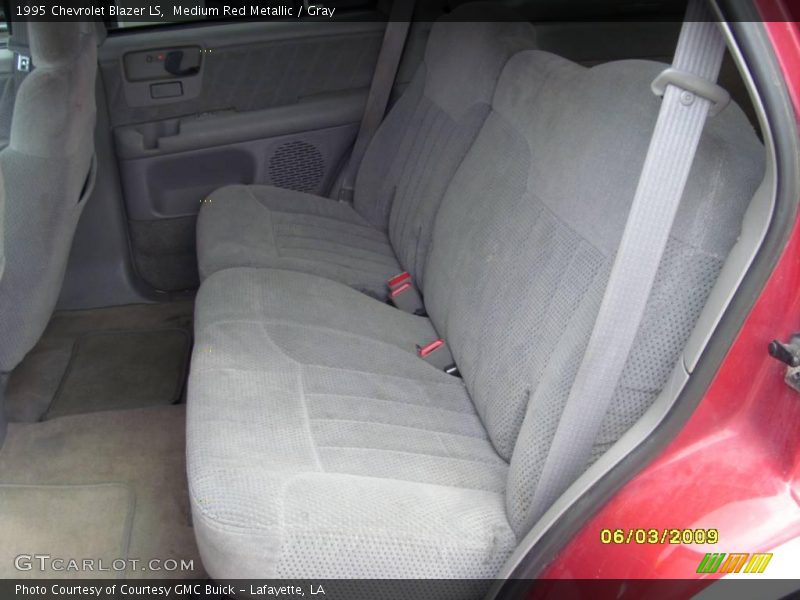 Medium Red Metallic / Gray 1995 Chevrolet Blazer LS