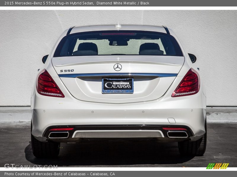 Diamond White Metallic / Black 2015 Mercedes-Benz S 550e Plug-In Hybrid Sedan