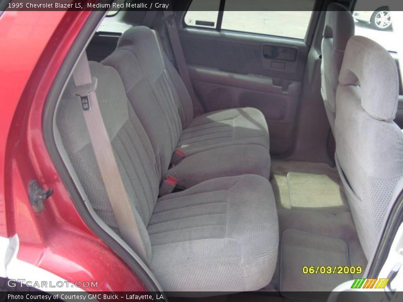 Medium Red Metallic / Gray 1995 Chevrolet Blazer LS