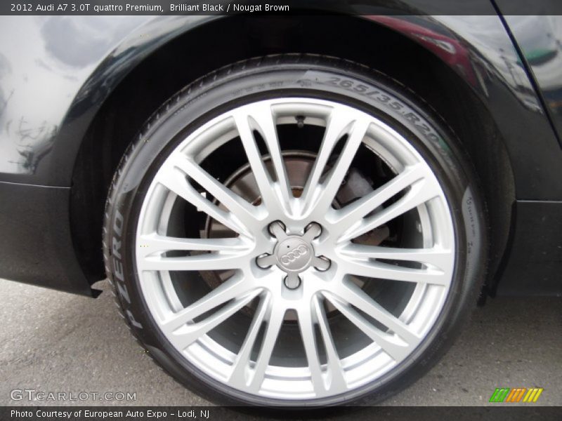 Brilliant Black / Nougat Brown 2012 Audi A7 3.0T quattro Premium