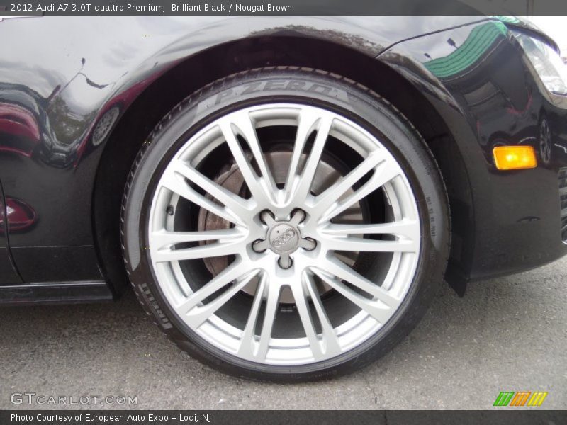 Brilliant Black / Nougat Brown 2012 Audi A7 3.0T quattro Premium