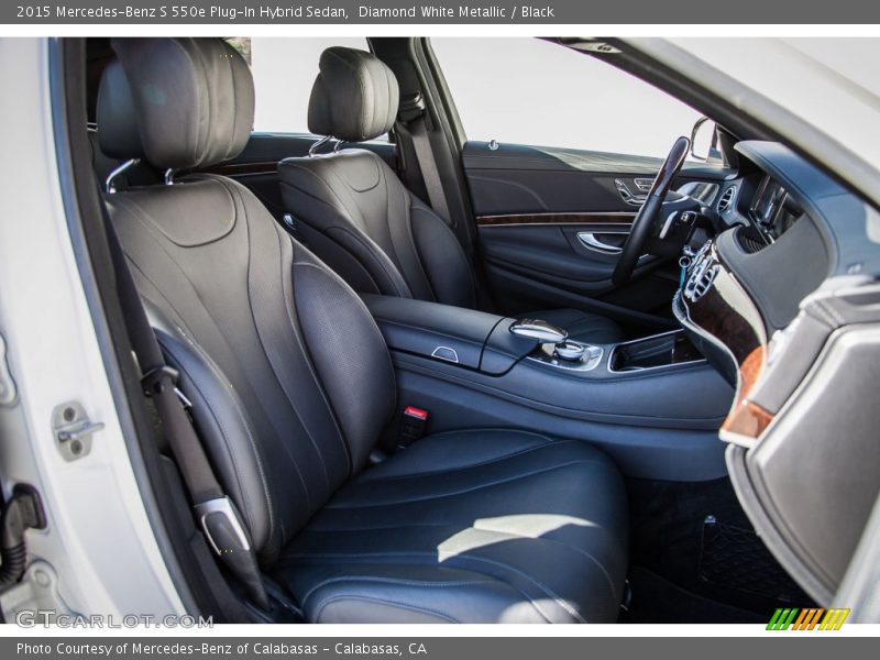 Diamond White Metallic / Black 2015 Mercedes-Benz S 550e Plug-In Hybrid Sedan