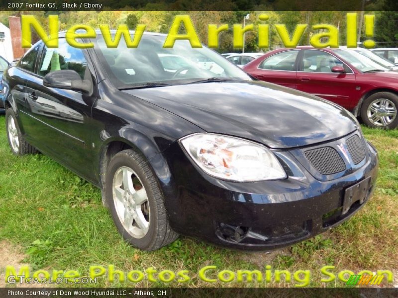 Black / Ebony 2007 Pontiac G5