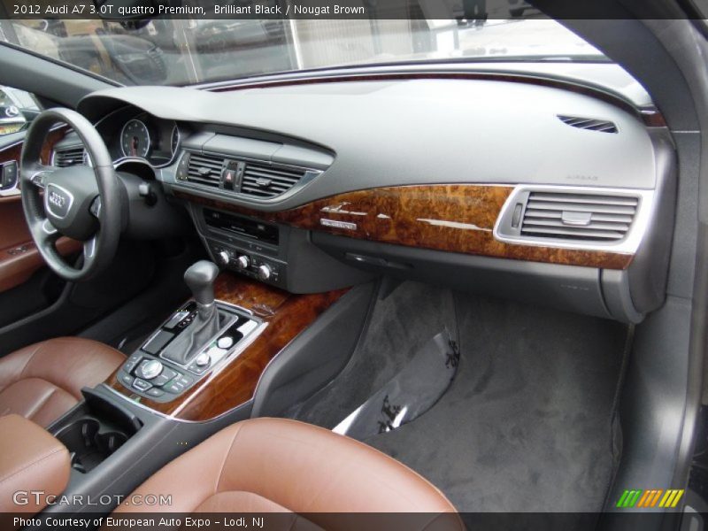 Brilliant Black / Nougat Brown 2012 Audi A7 3.0T quattro Premium