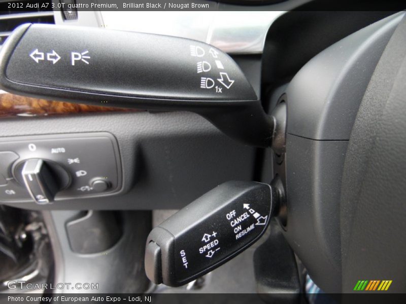 Brilliant Black / Nougat Brown 2012 Audi A7 3.0T quattro Premium