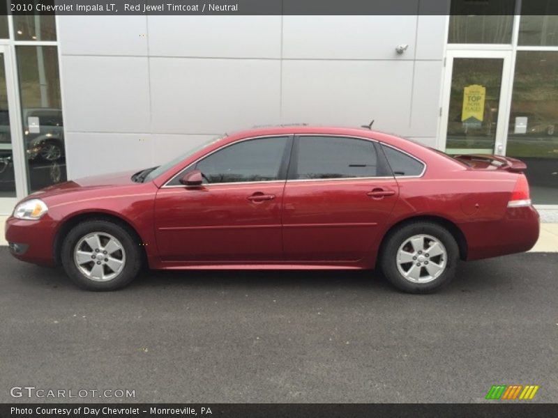 Red Jewel Tintcoat / Neutral 2010 Chevrolet Impala LT