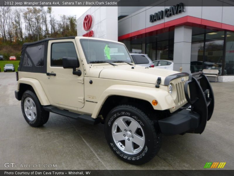 Sahara Tan / Black/Dark Saddle 2012 Jeep Wrangler Sahara 4x4