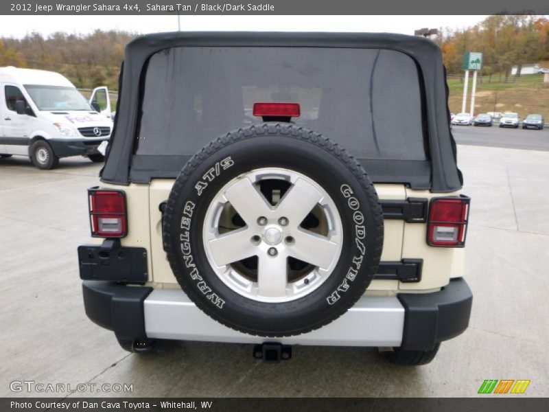 Sahara Tan / Black/Dark Saddle 2012 Jeep Wrangler Sahara 4x4