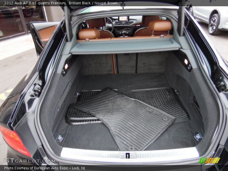 Brilliant Black / Nougat Brown 2012 Audi A7 3.0T quattro Premium