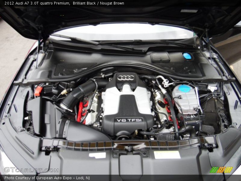 Brilliant Black / Nougat Brown 2012 Audi A7 3.0T quattro Premium