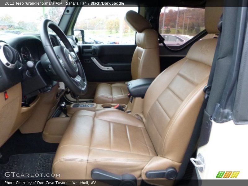  2012 Wrangler Sahara 4x4 Black/Dark Saddle Interior